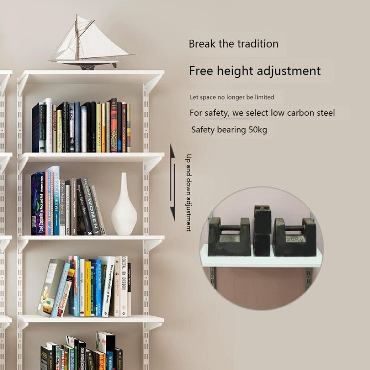 Rebrilliant Jovanah Piece Metal Floating Shelf Wayfair Canada